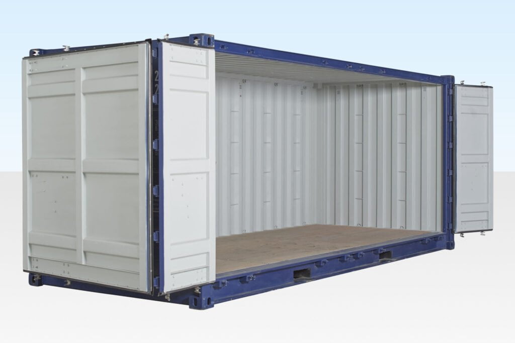 Open side container -container types daily logistics